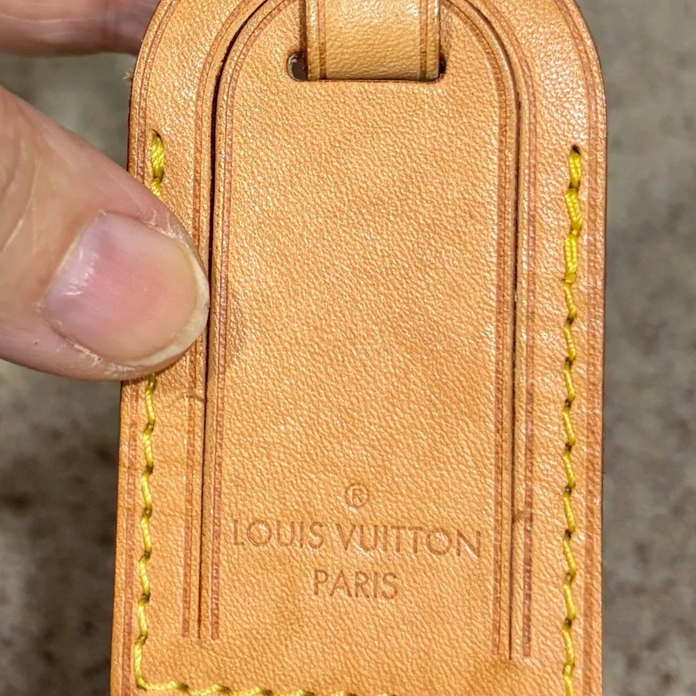 Louis Vuitton Vachetta Leather Luggage Tag - Picture 2 of 3